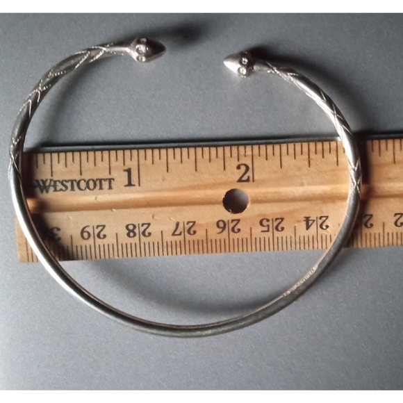 Vintage Sterling silver West Indian Jamaican Bangles bracelets 102 Grams - Picture 13 of 16